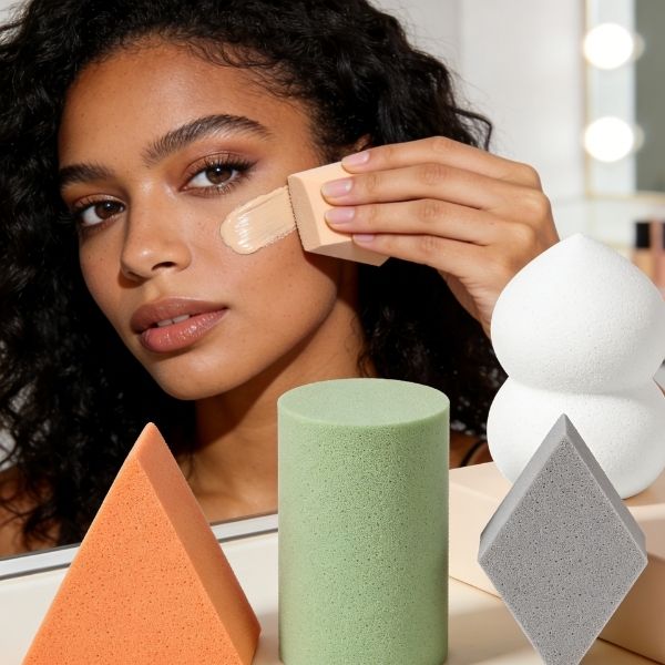 Proveedor de Esponjas de Maquillaje Esponjas de maquillaje de ingeniería de precisión diseñadas para un rendimiento consistente y producción escalable de etiqueta privada. Formas, densidades y materiales personalizados disponibles.