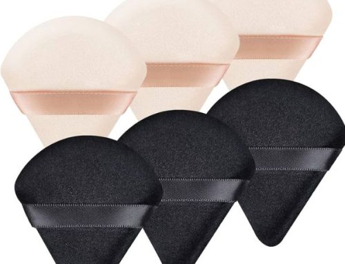 Polvera de maquillaje en triángulo